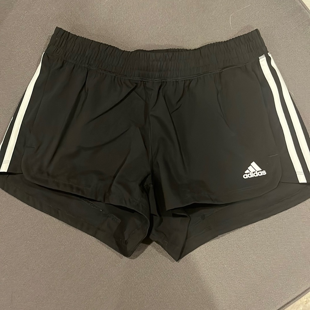 Black adidas shorts